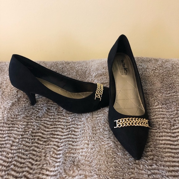 Coach and Four matte black heels - Picture 3 of 4